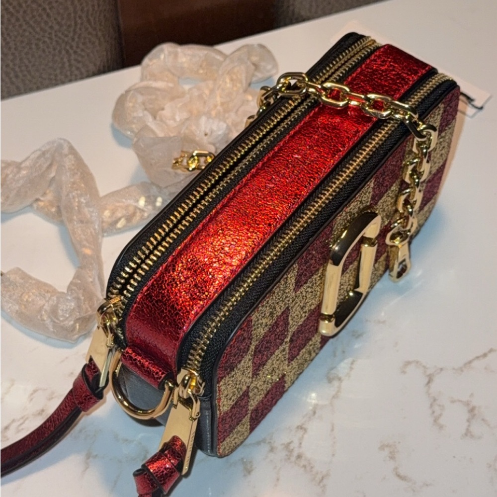 The Snapshot crossbody Red, Gold, black $395 - Picture 7 of 11